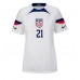 Dámy Fotbalový dres Spojené státy Timothy Weah #21 MS 2022 Domácí Krátký Rukáv